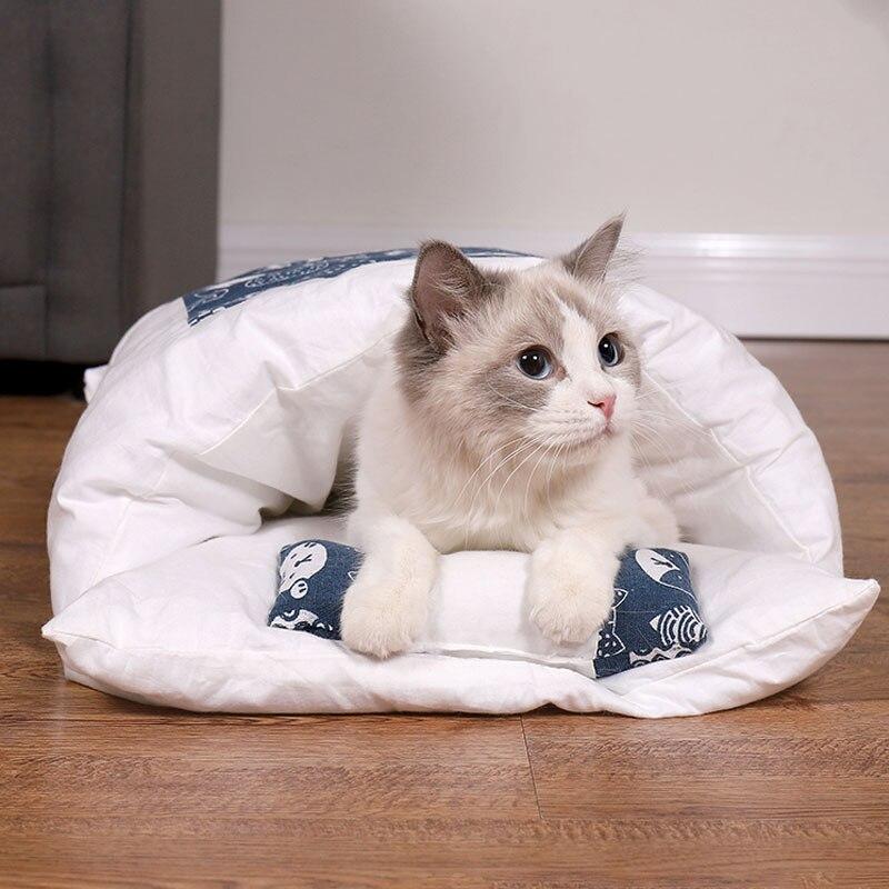 Vintersovsäck för katter – SnugKitty Frost Magic
