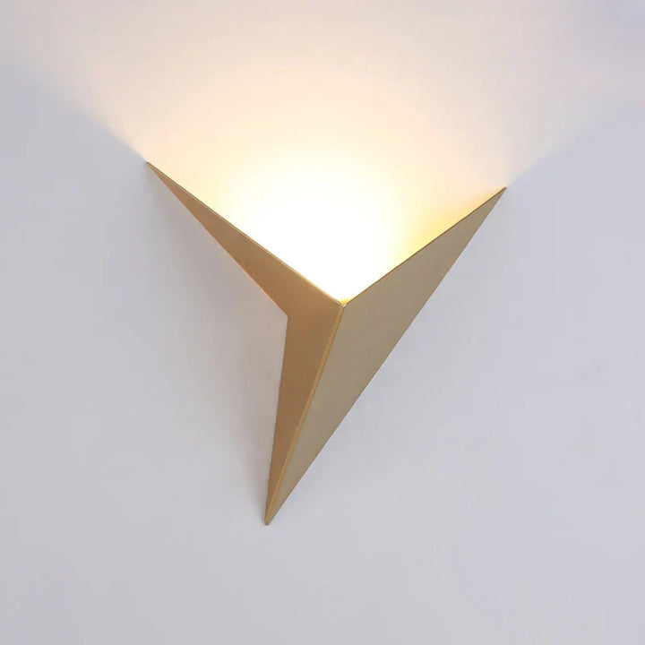 NoctiLux Geometrisk LED-vägglampa | Modern belysning för sängbord i moderna hem