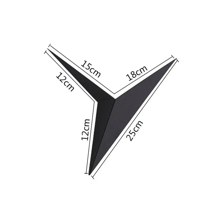 NoctiLux Geometrisk LED-vägglampa | Modern belysning för sängbord i moderna hem