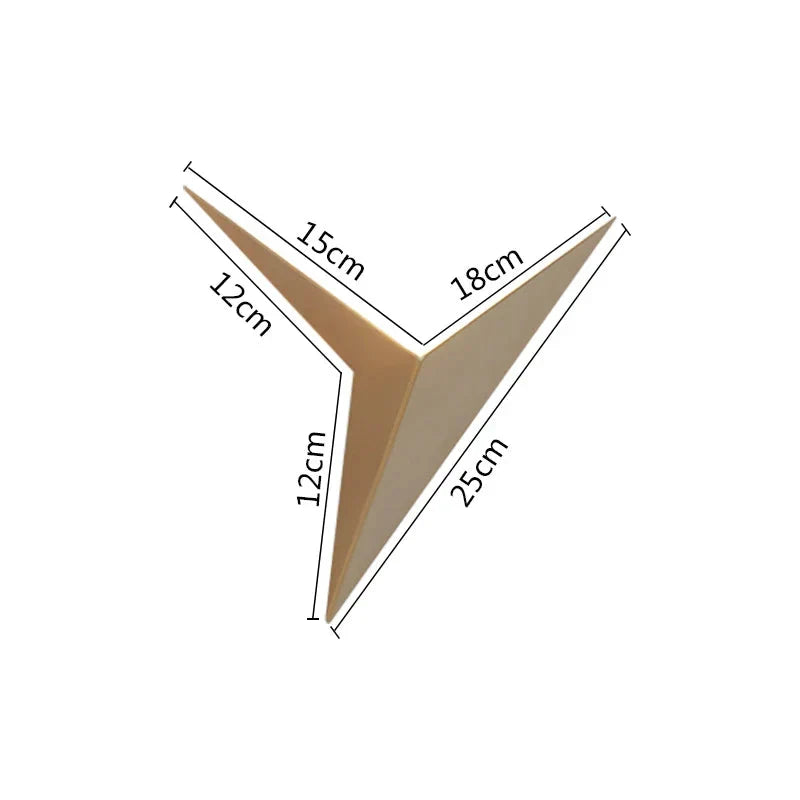NoctiLux Geometrisk LED-vägglampa | Modern belysning för sängbord i moderna hem