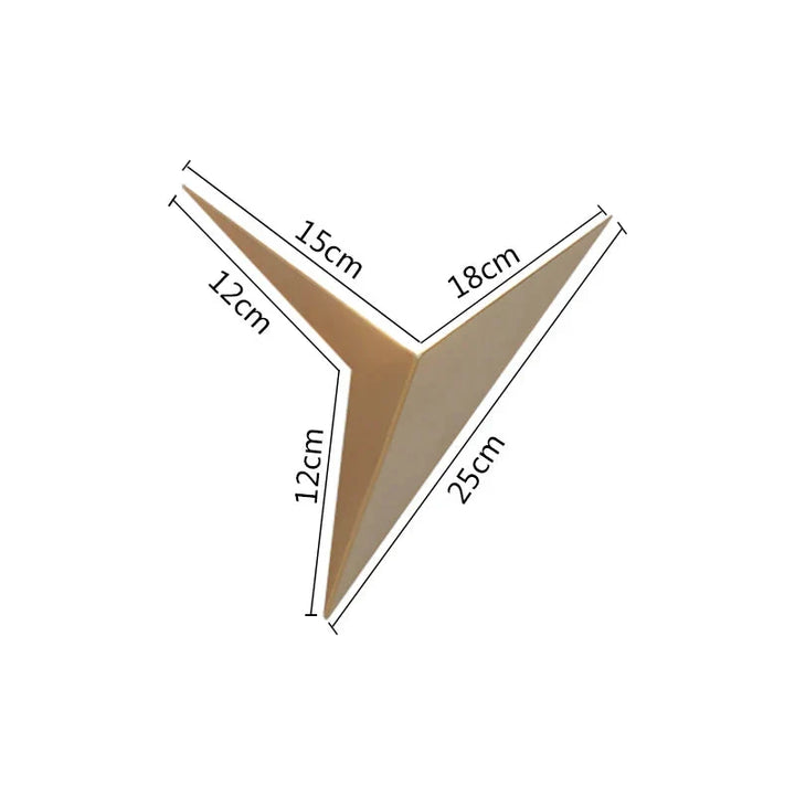 NoctiLux Geometrisk LED-vägglampa | Modern belysning för sängbord i moderna hem