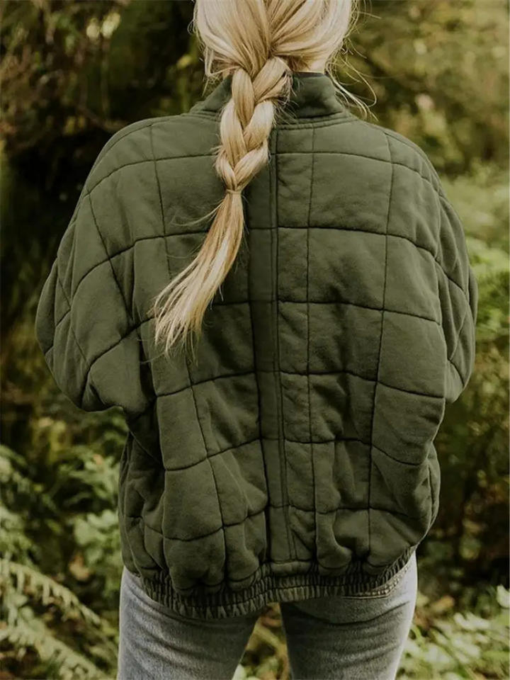 Oversized fodrad jacka för mellansäsong - Eliza