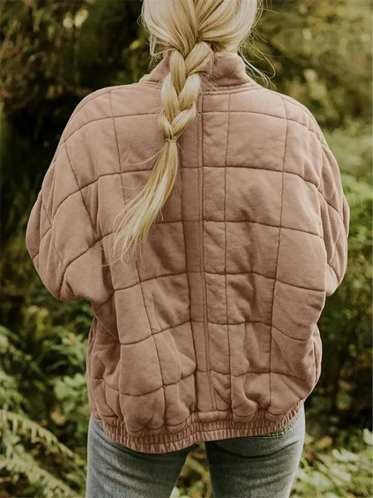 Oversized fodrad jacka för mellansäsong - Eliza