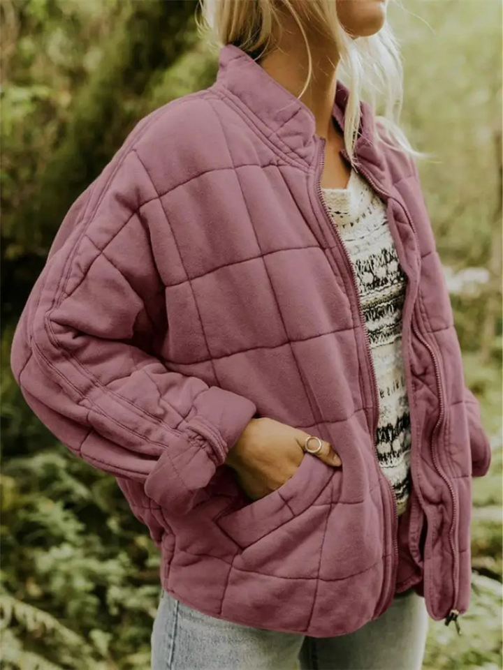 Oversized fodrad jacka för mellansäsong - Eliza