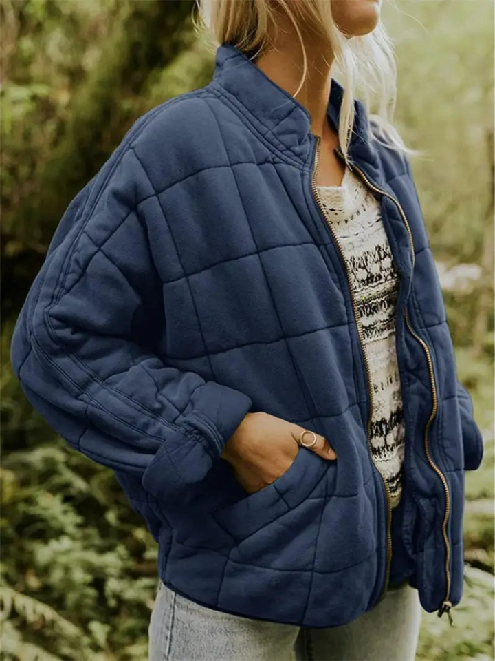 Oversized fodrad jacka för mellansäsong - Eliza