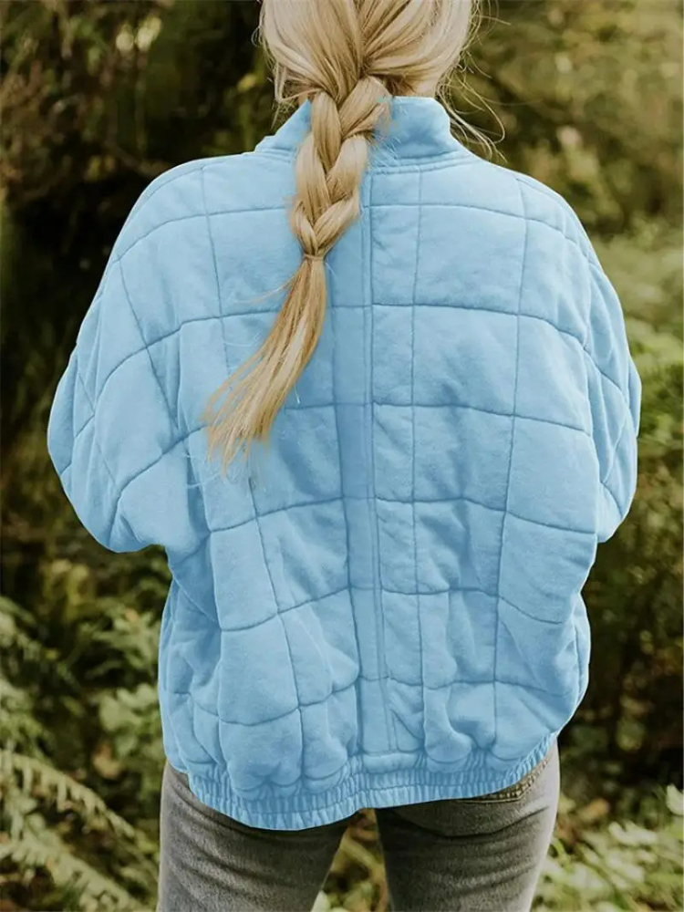 Oversized fodrad jacka för mellansäsong - Eliza