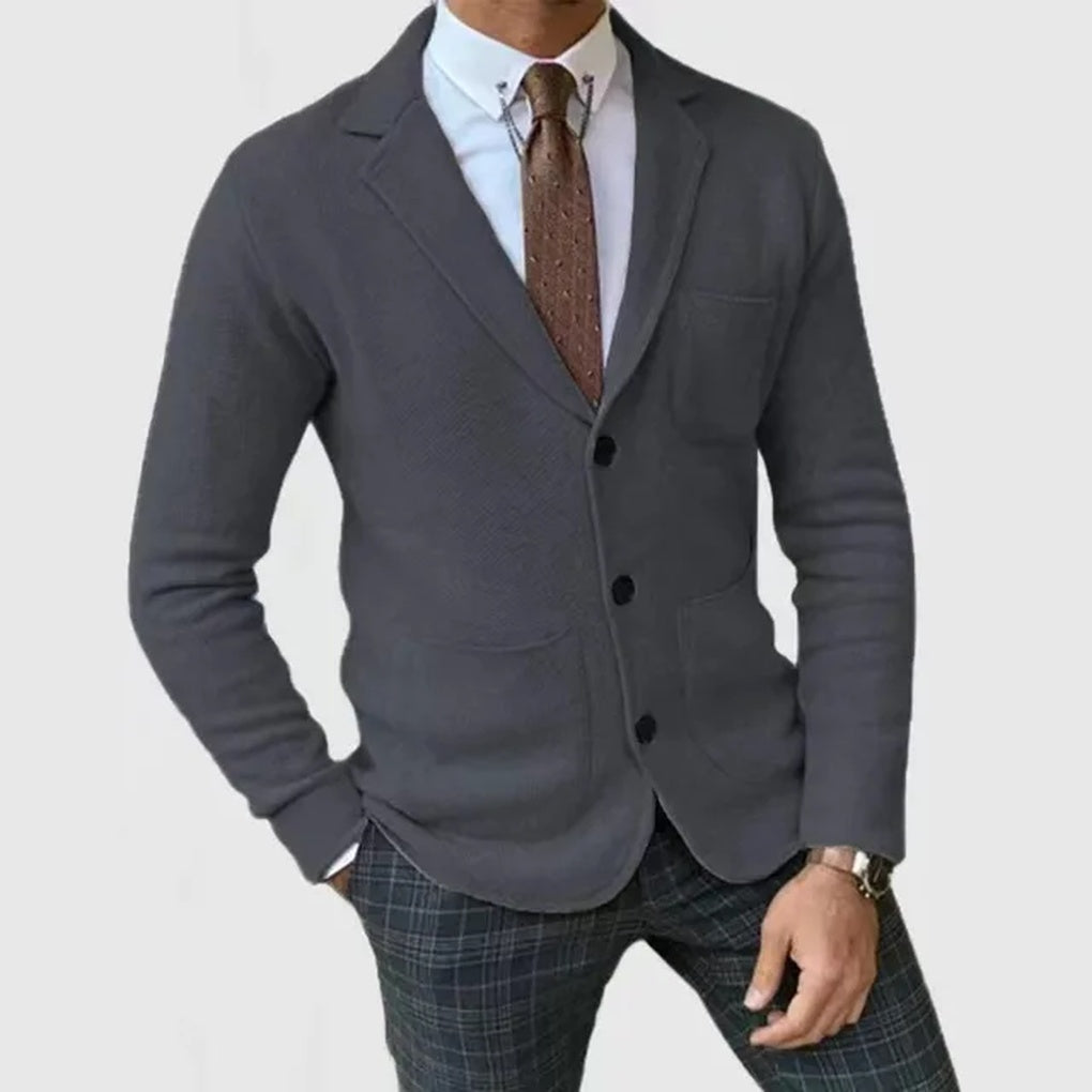 Strikket blazer til mænd – Raffineret stil