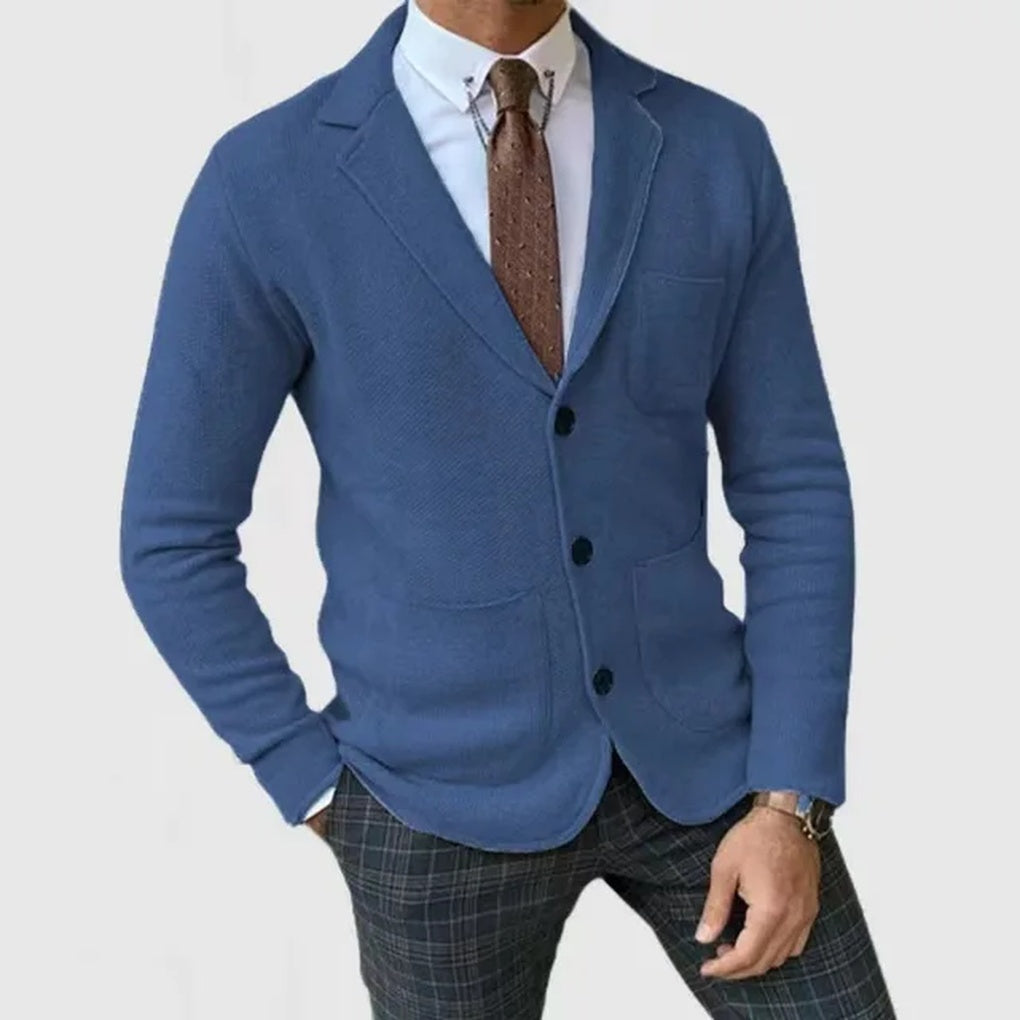 Strikket blazer til mænd – Raffineret stil