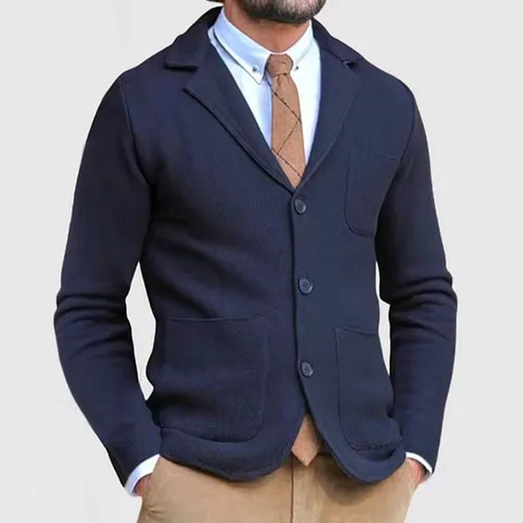 Strikket blazer til mænd – Raffineret stil