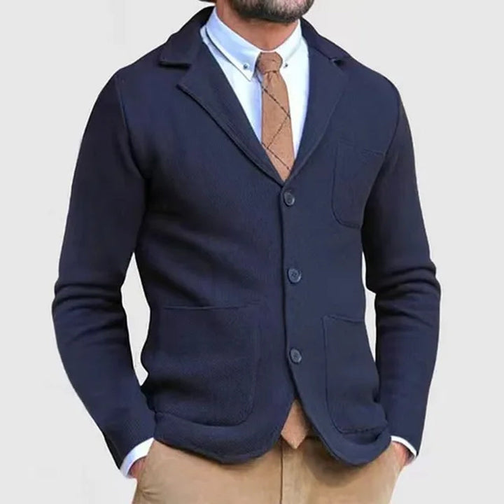 Strikket blazer til mænd – Raffineret stil