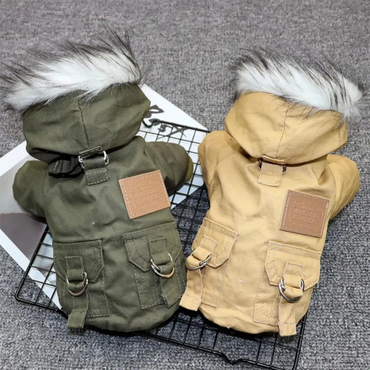 PureFur täcksjacka för hundar | Tjock och varm fleece för hundar på vintern