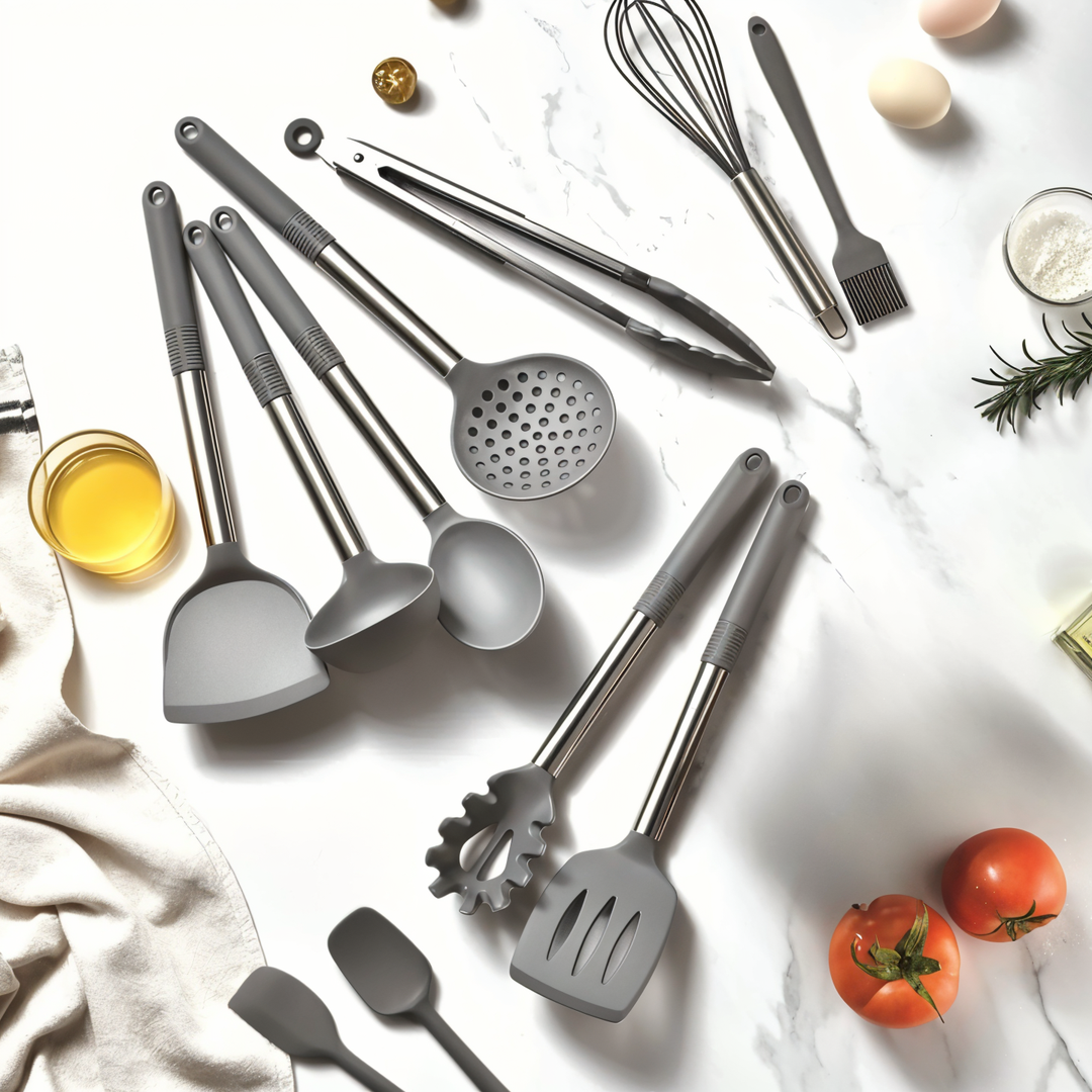 Köksredskapsset i silikon med 12 delar – Culinara Pro