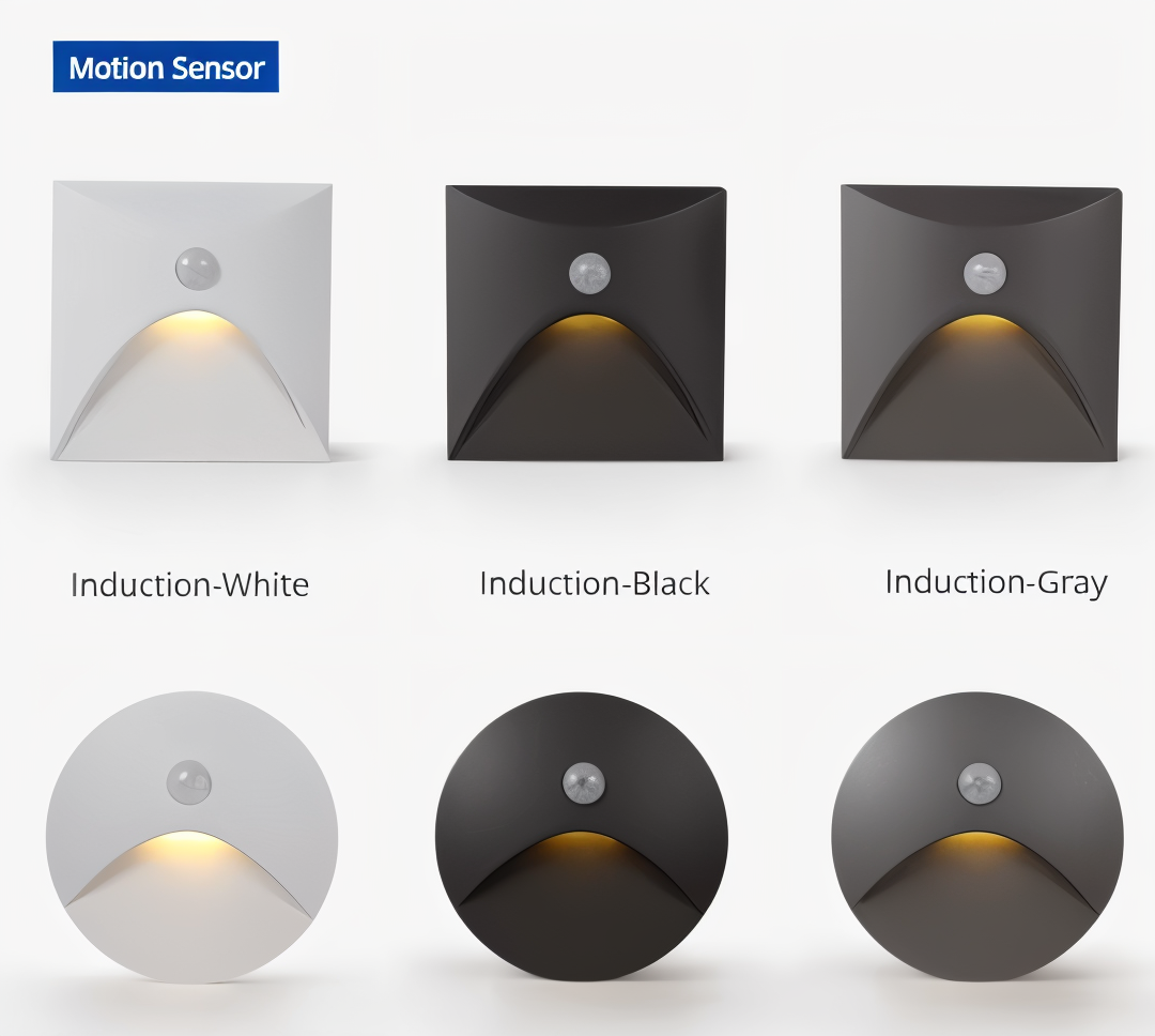 LuminiPath - Vattentät IP65-vägglampa - Vägglampa för inom- och utomhusbruk - LED-vägglampa med rörelsesensor