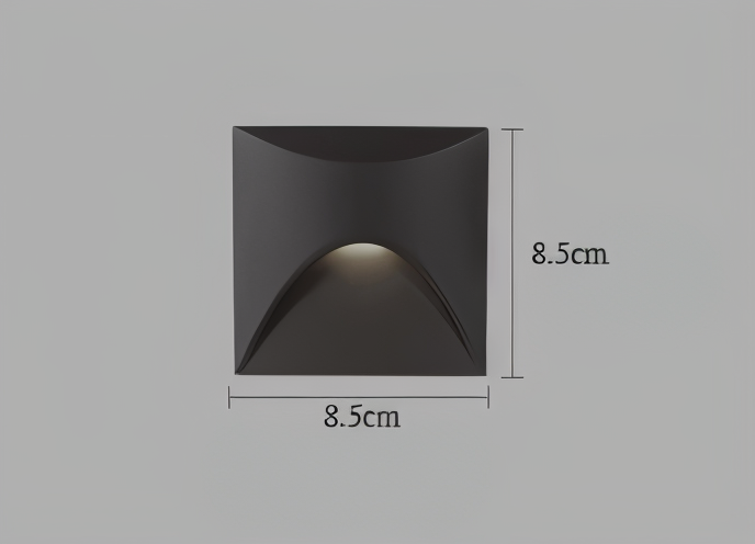 LuminiPath - Vattentät IP65-vägglampa - Vägglampa för inom- och utomhusbruk - LED-vägglampa med rörelsesensor