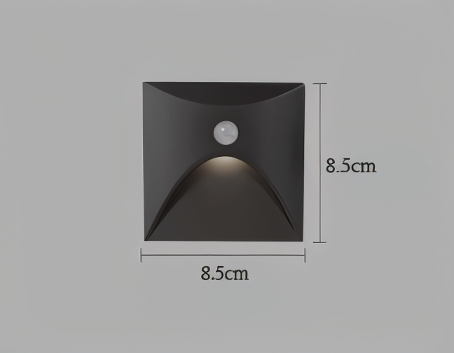 LuminiPath - Vattentät IP65-vägglampa - Vägglampa för inom- och utomhusbruk - LED-vägglampa med rörelsesensor