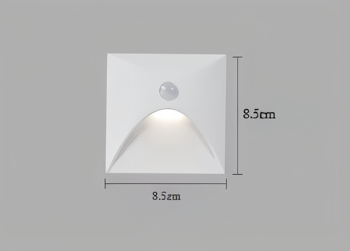 LuminiPath - Vattentät IP65-vägglampa - Vägglampa för inom- och utomhusbruk - LED-vägglampa med rörelsesensor