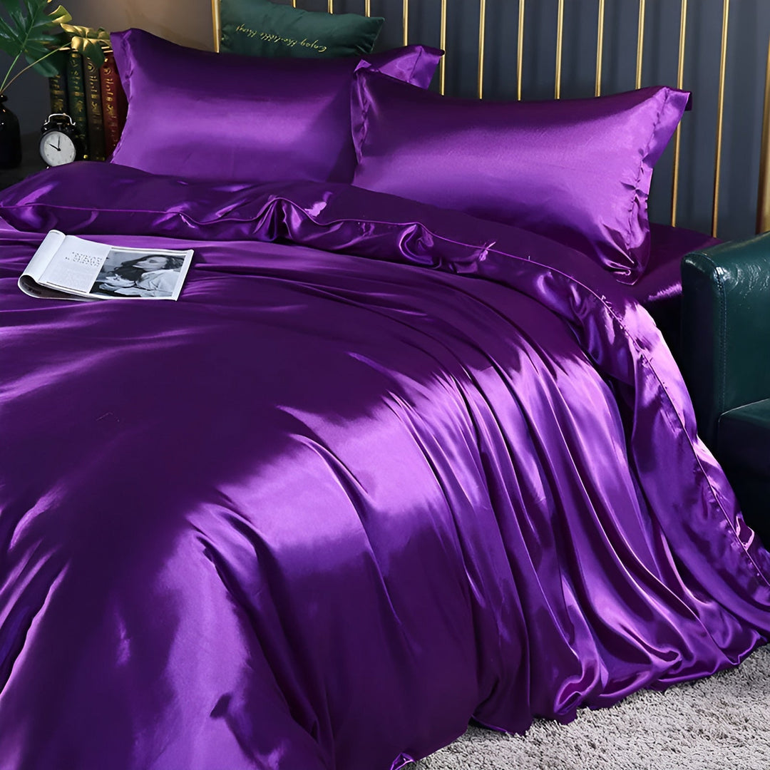 Luxe Silk Filt - Påslakanset i Lyxigt Mullbärssilke