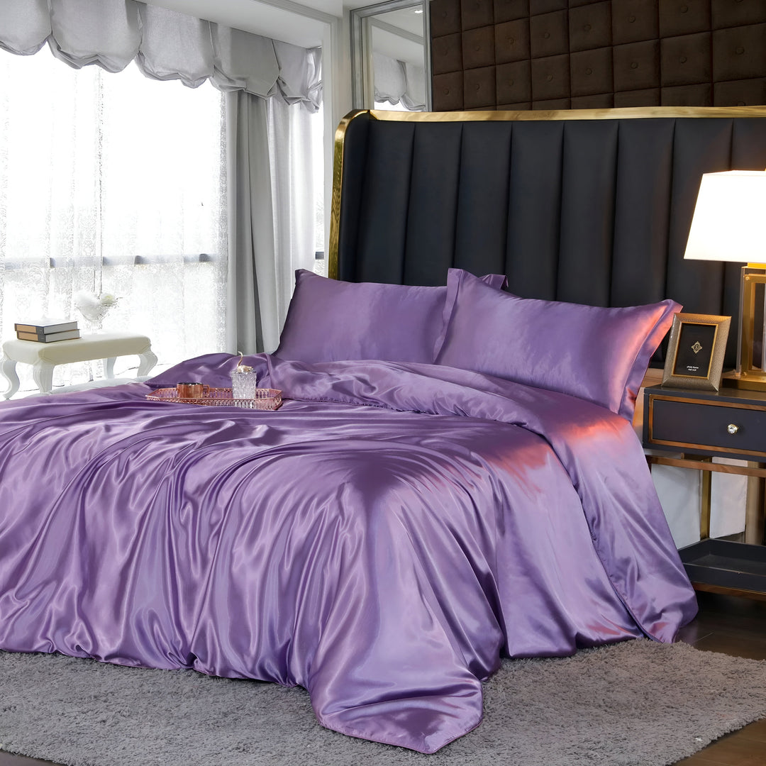 Luxe Silk Filt - Påslakanset i Lyxigt Mullbärssilke