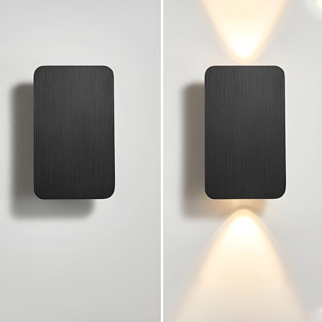 LED-vägglampa med ljus uppåt och nedåt – Modern och stämningsfull