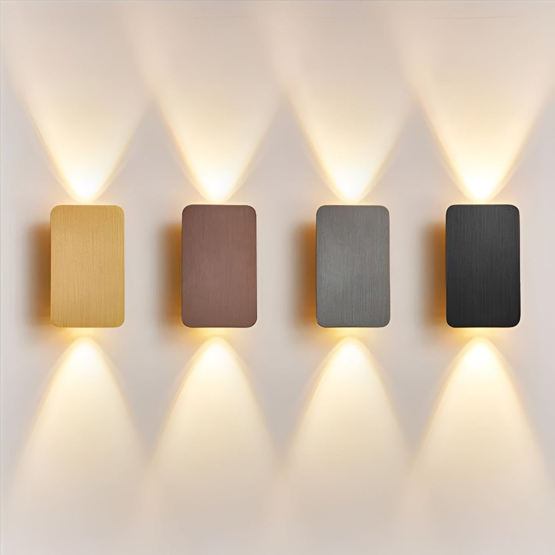 LED-vägglampa med ljus uppåt och nedåt – Modern och stämningsfull