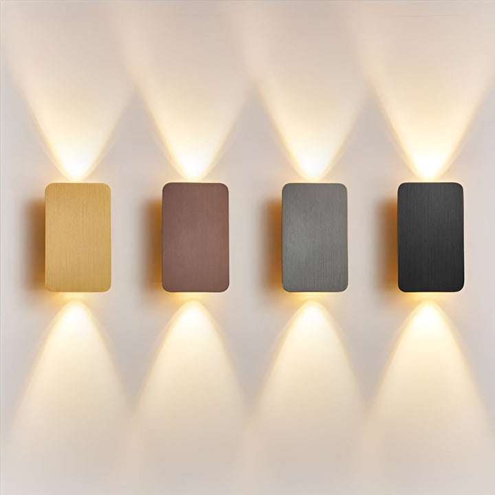 LED-vägglampa med ljus uppåt och nedåt – Modern och stämningsfull