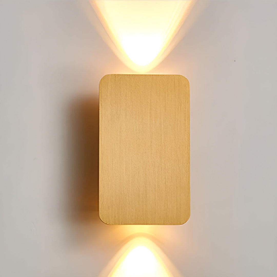 LED-vägglampa med ljus uppåt och nedåt – Modern och stämningsfull