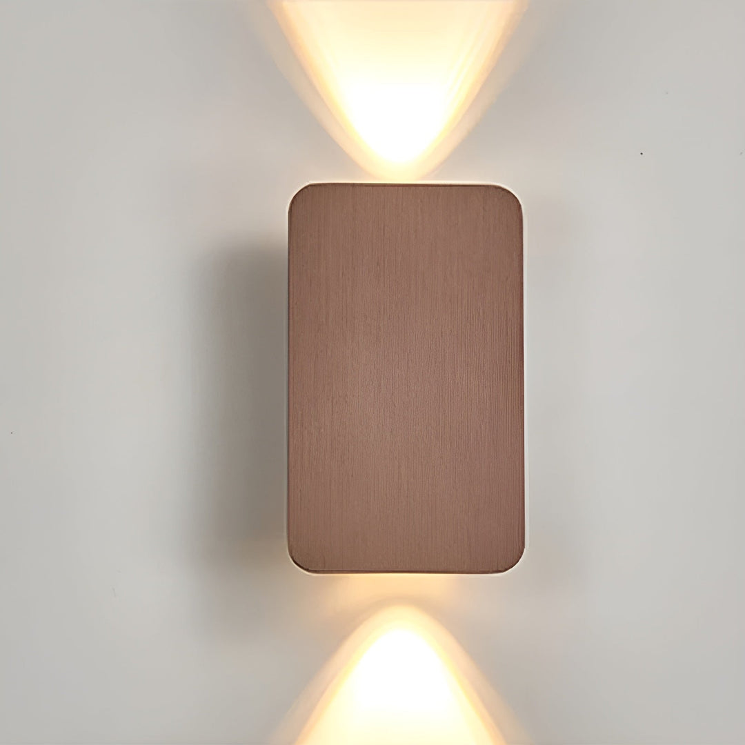 LED-vägglampa med ljus uppåt och nedåt – Modern och stämningsfull