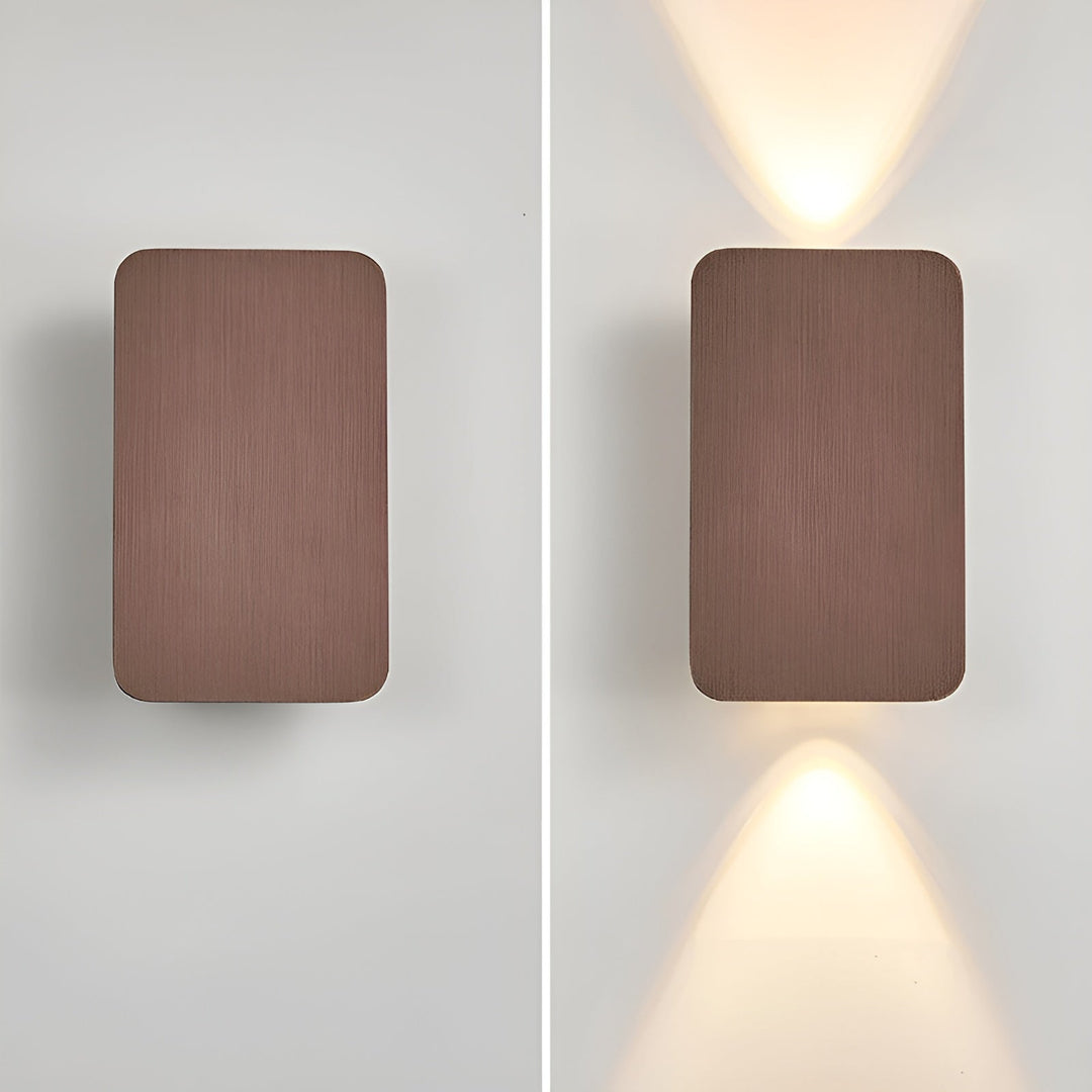 LED-vägglampa med ljus uppåt och nedåt – Modern och stämningsfull
