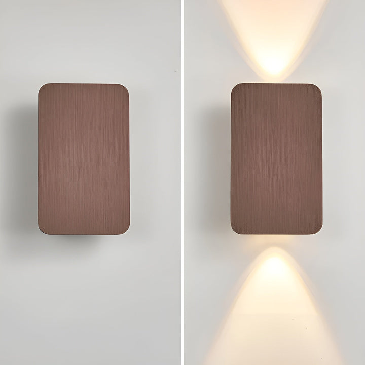 LED-vägglampa med ljus uppåt och nedåt – Modern och stämningsfull