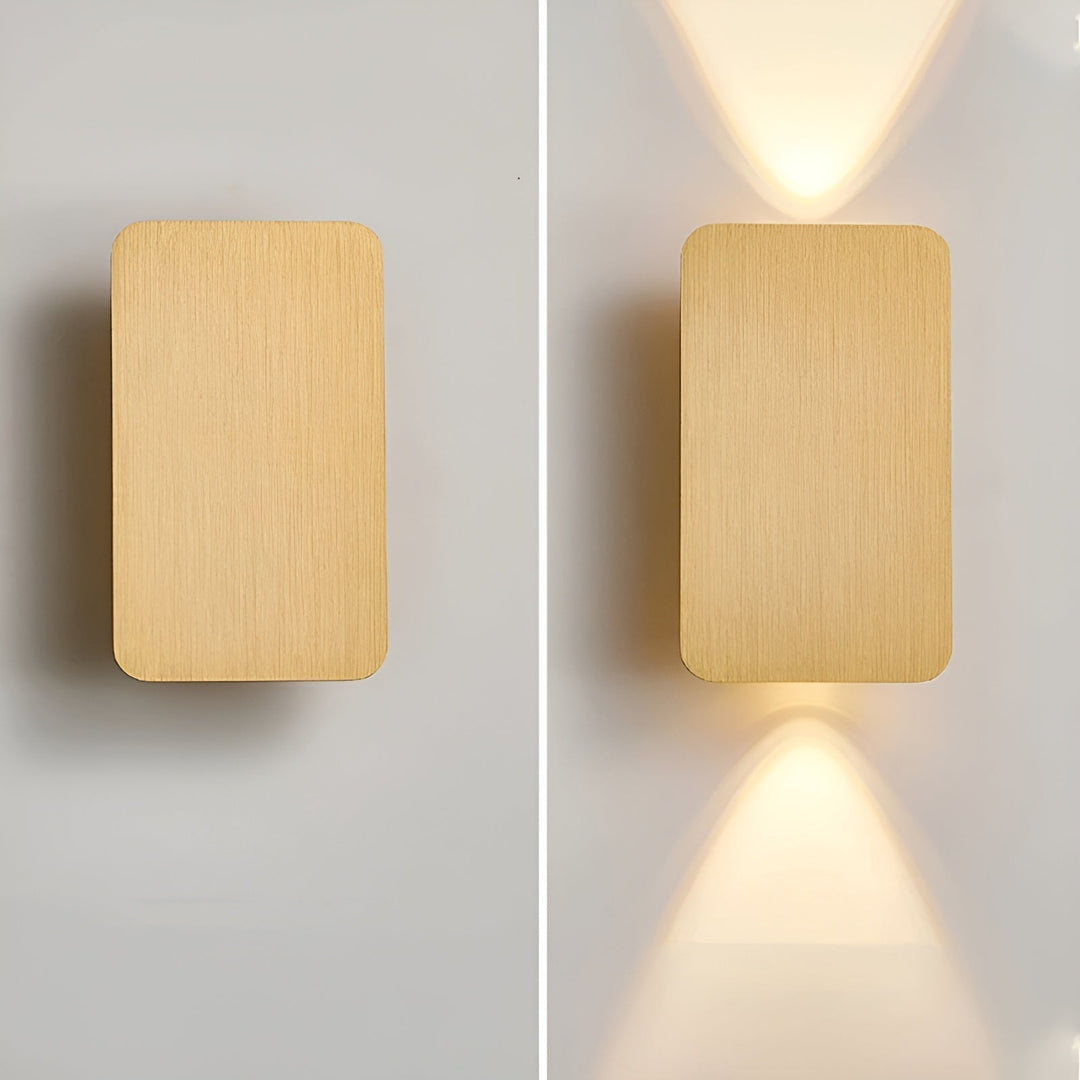 LED-vägglampa med ljus uppåt och nedåt – Modern och stämningsfull