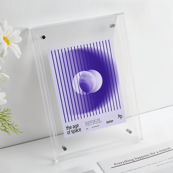 VividAcryl – neonfärgade akrylfotoramar i 80-talsstil