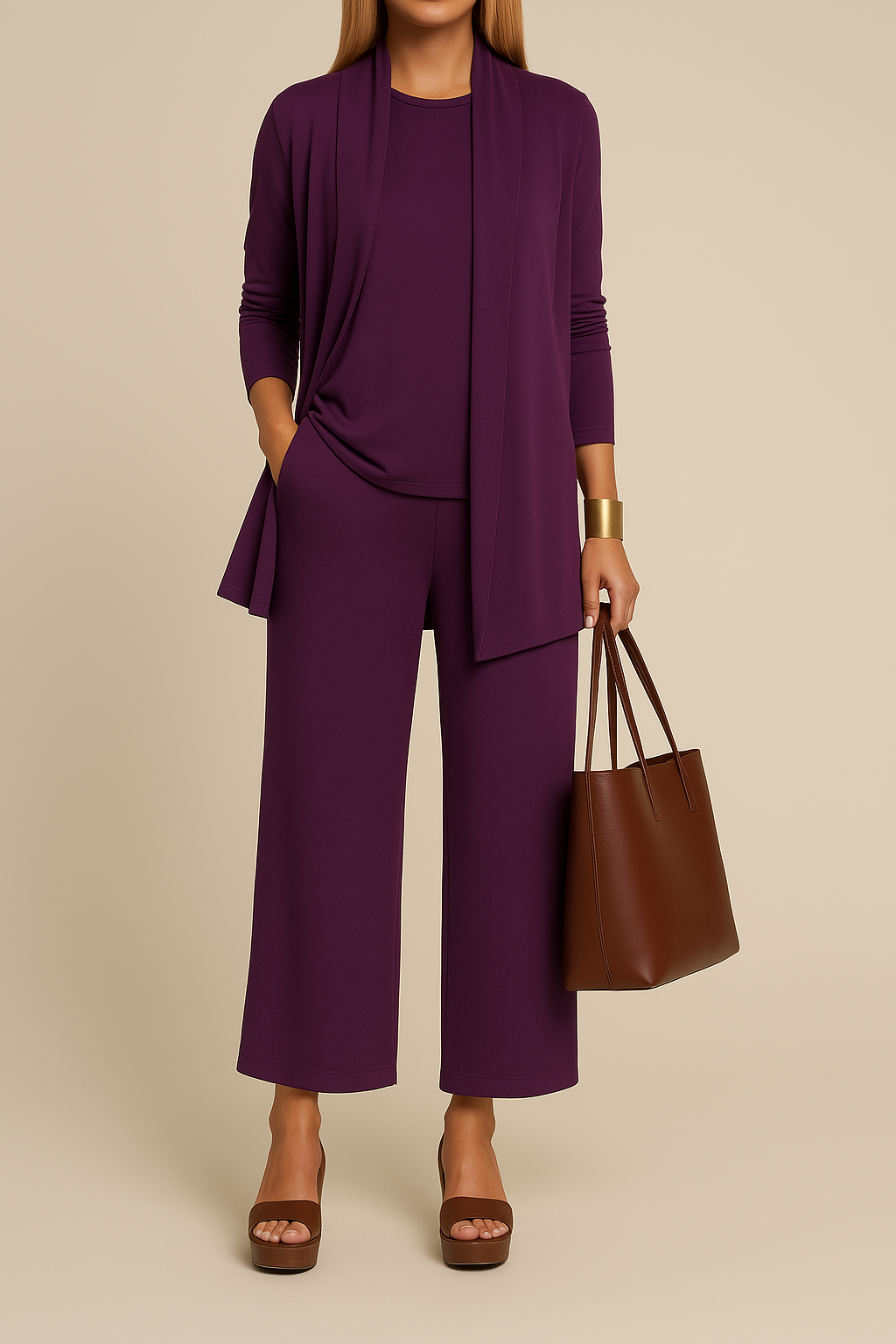 Stilig raffinert tredelt dress