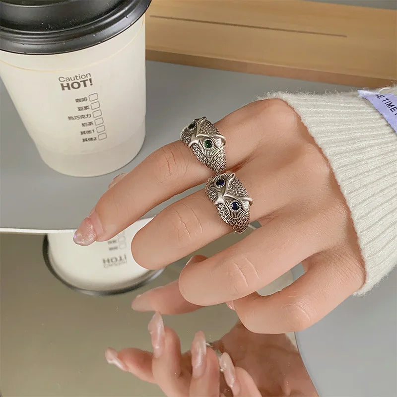 Uggla Ring i sterlingsilver