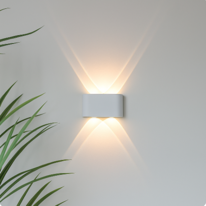 Modern Vägglampa för Inomhus- och Utomhusbruk – Minimalistisk LED-spotlight