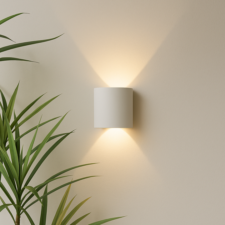 Modern Vägglampa för Inomhus- och Utomhusbruk – Minimalistisk LED-spotlight