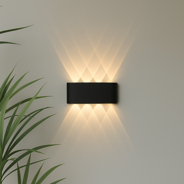 Modern Vägglampa för Inomhus- och Utomhusbruk – Minimalistisk LED-spotlight
