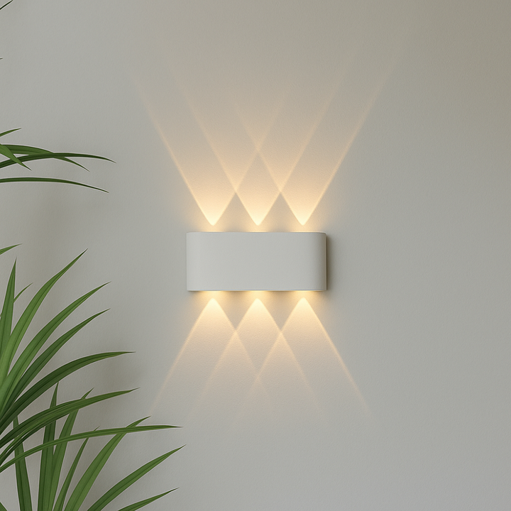 Modern Vägglampa för Inomhus- och Utomhusbruk – Minimalistisk LED-spotlight