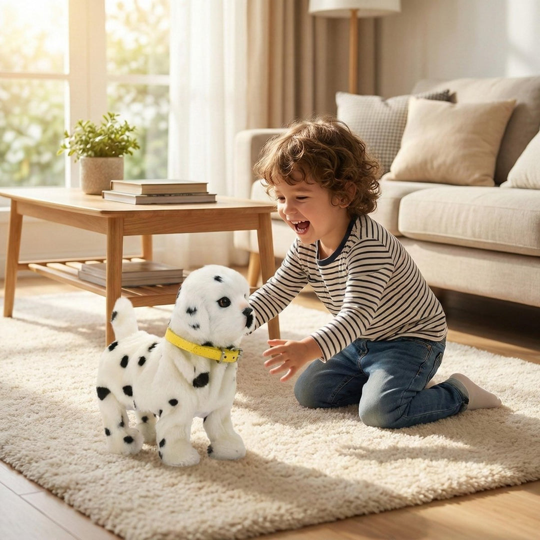 Interaktiv robothund – Springande gosedjurshund med ljud i olika modeller