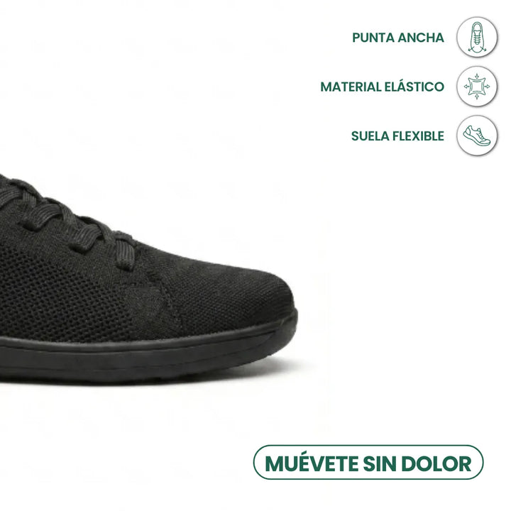 Unisex barfotasneakers med bred tåbox och andningsaktivt mesh