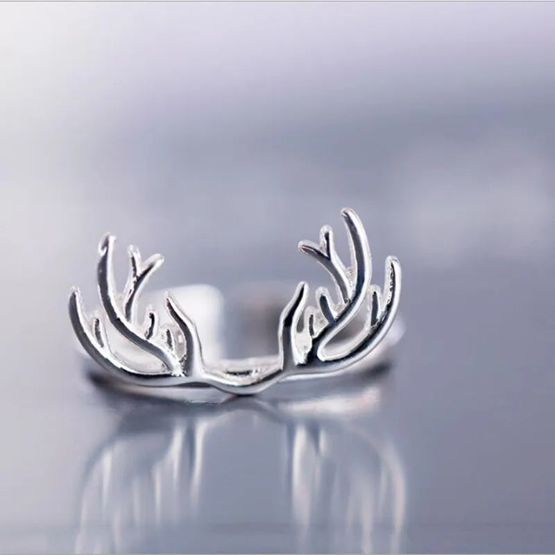 Hornring i sterlingsilver