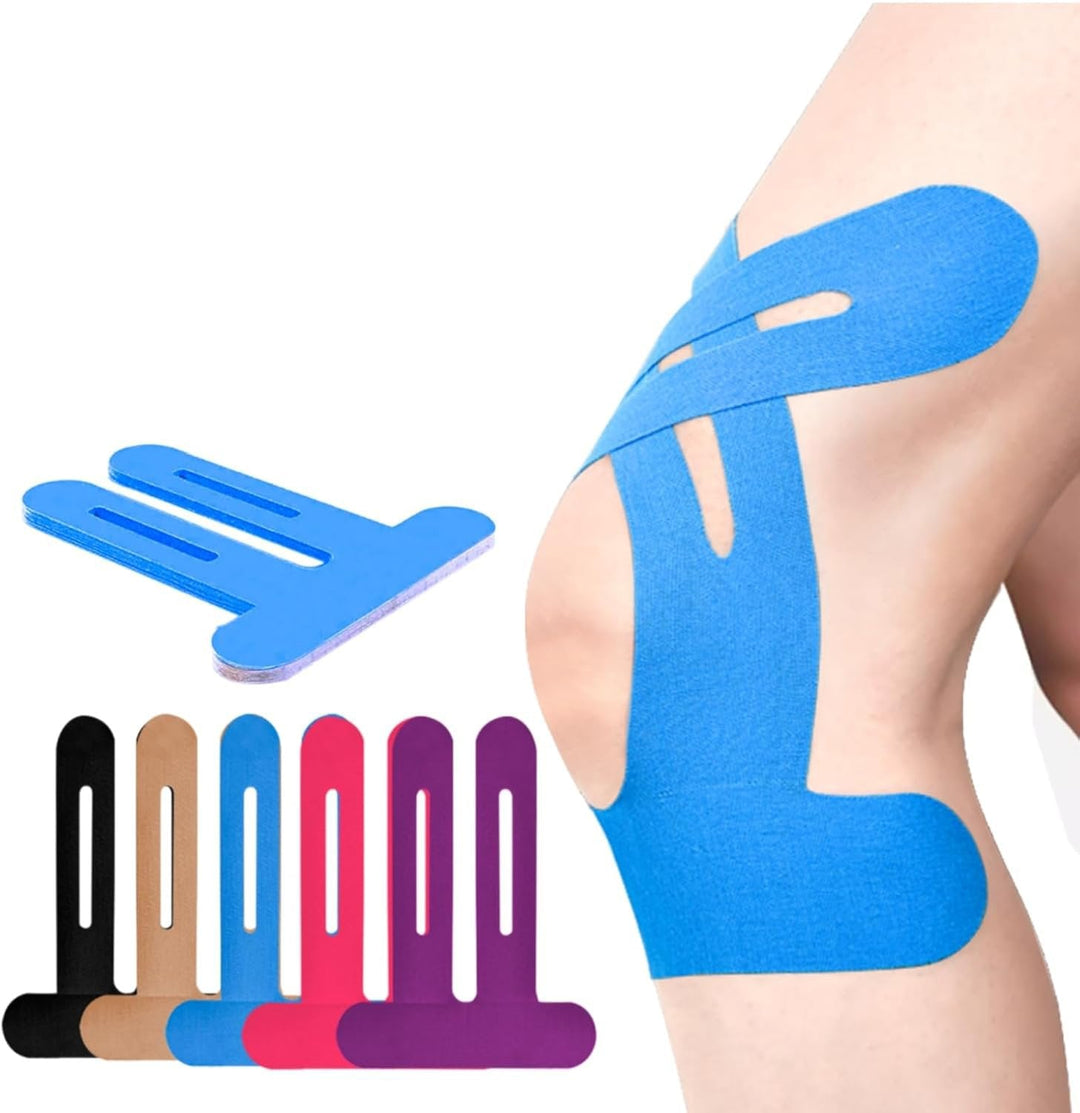 Knäbandage | Förklippt kinesiotejp | Andningsbart knästöd | Flexify