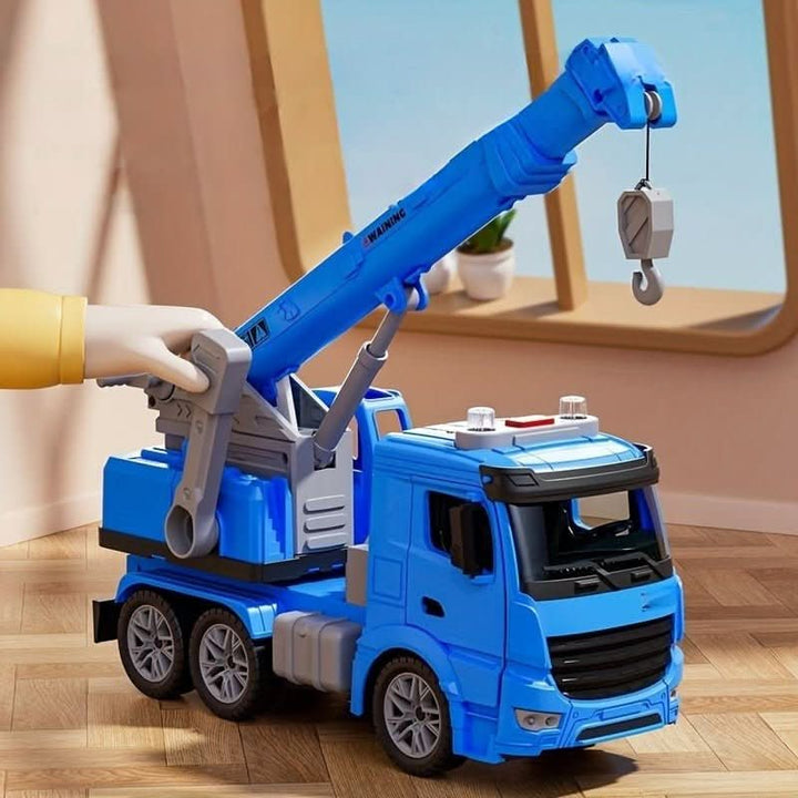 BuildPlay leksakskran – byggfordon med ljus, ljud och rörlig kranarm (från 3 år)