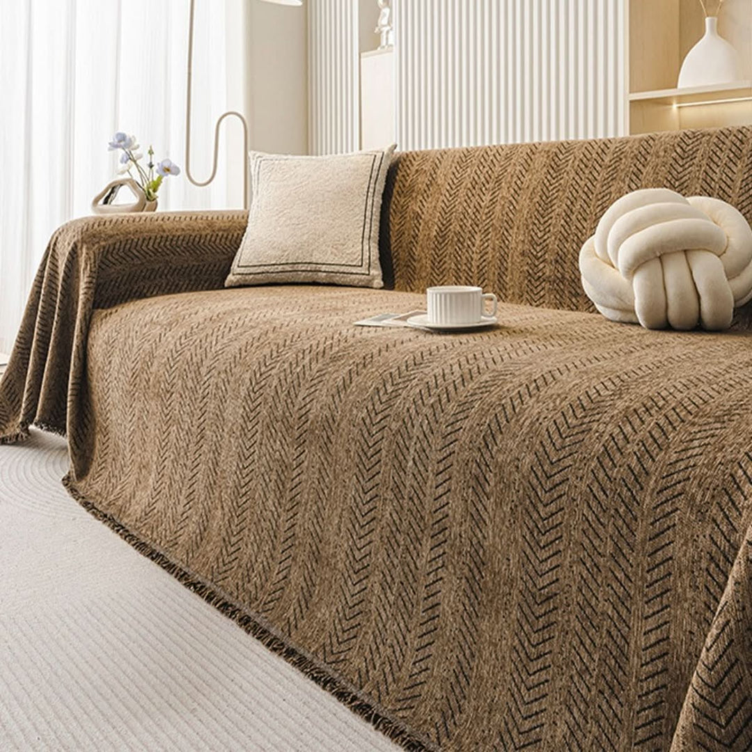 SnuggleTextile – Repbeständiga och tvättbara soffskydd i sjenille