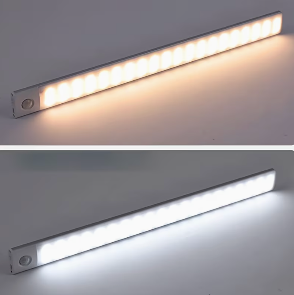 LED-bänkbelysning med rörelsesensor, magnetisk, utan borrning