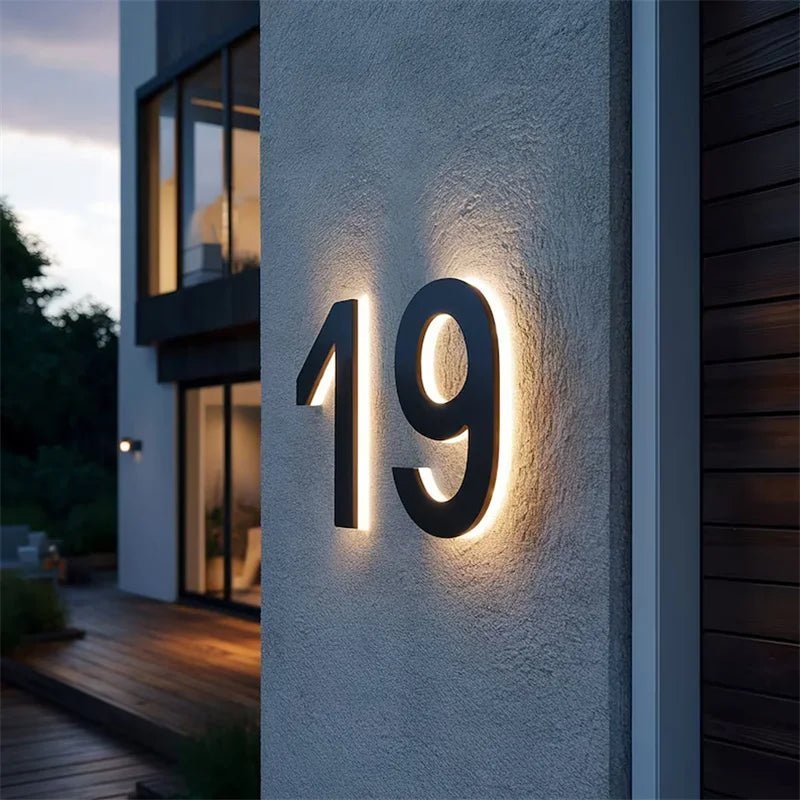 LICHTZEICHEN – Anpassningsbara LED-husnummer för moderna hem