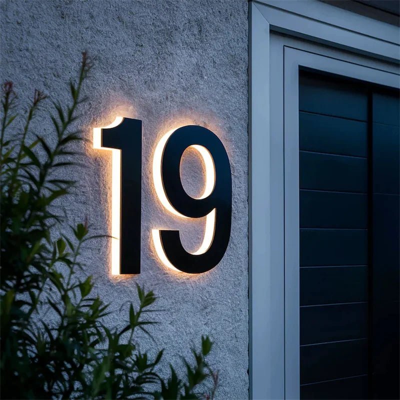 LICHTZEICHEN – Anpassningsbara LED-husnummer för moderna hem
