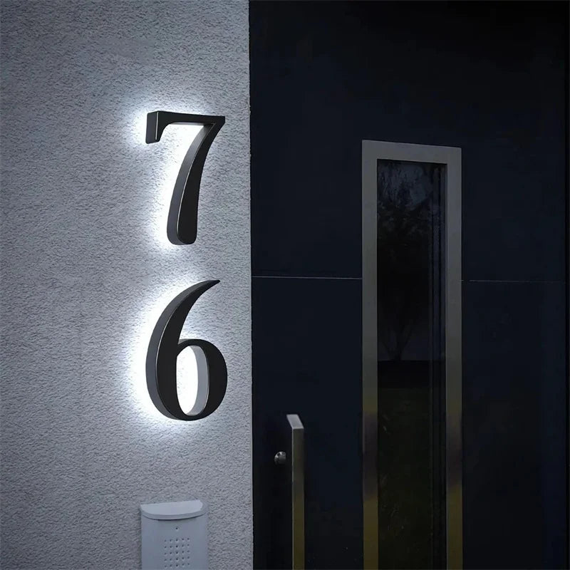 LICHTZEICHEN – Anpassningsbara LED-husnummer för moderna hem