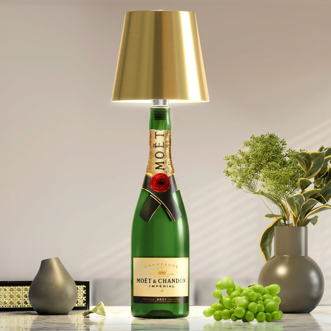 PrestigeBeam BottleLamp | Mångsidig LED-belysning för flaskor – Miljövänlig och bärbar