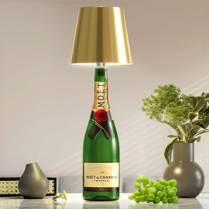 PrestigeBeam BottleLamp | Mångsidig LED-belysning för flaskor – Miljövänlig och bärbar