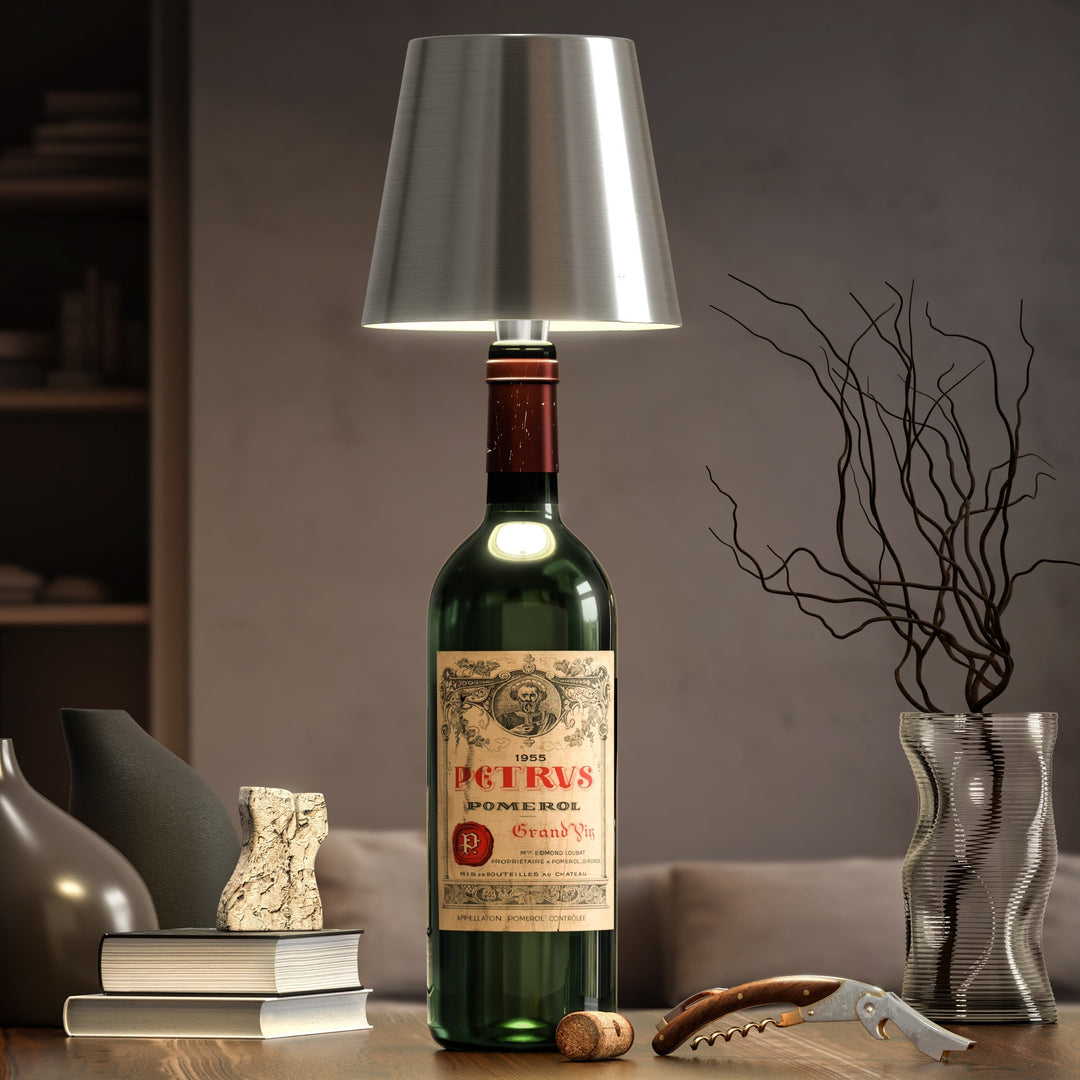 PrestigeBeam BottleLamp | Mångsidig LED-belysning för flaskor – Miljövänlig och bärbar